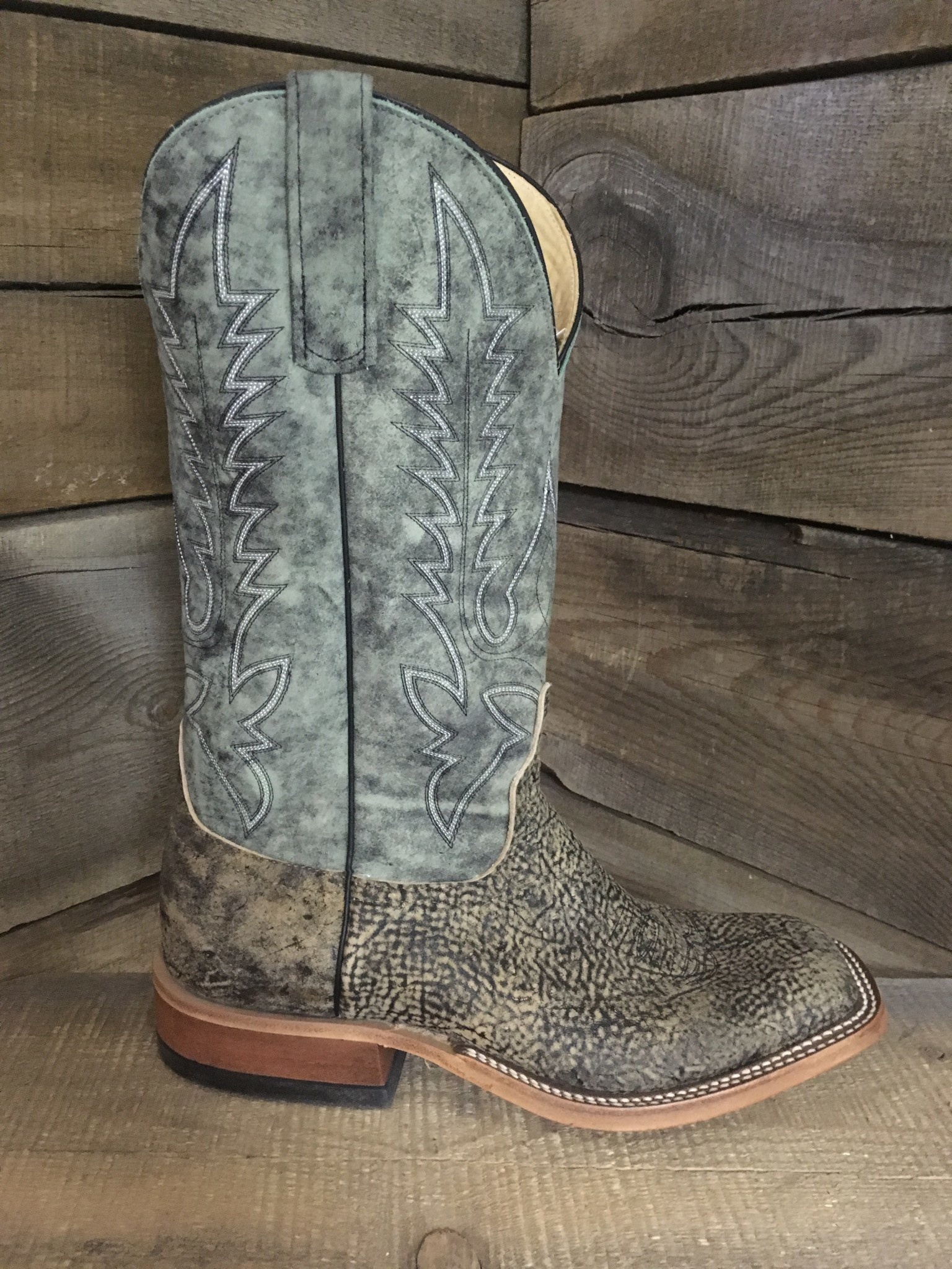 giraffe leather boots