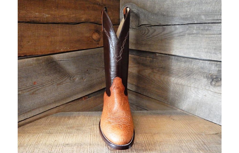 Men's Two Tone Walnut Western Boot C3