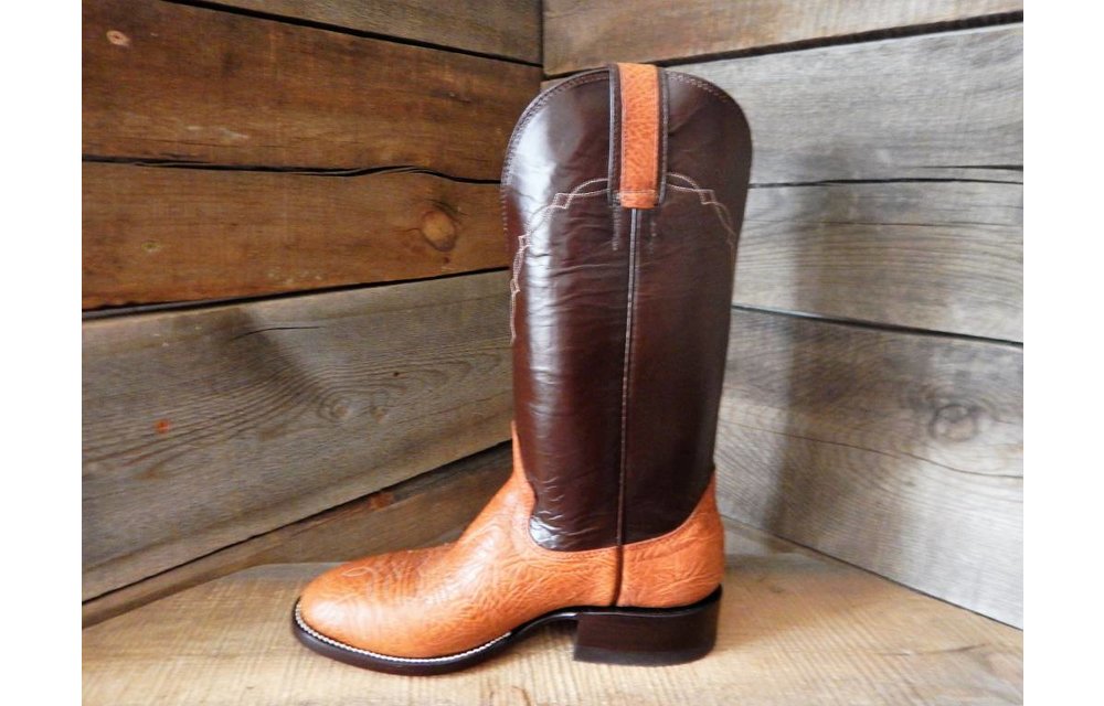Men's Two Tone Walnut Western Boot C3