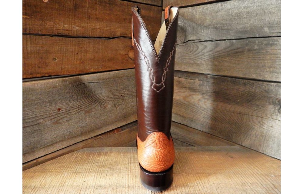Men's Two Tone Walnut Western Boot C3