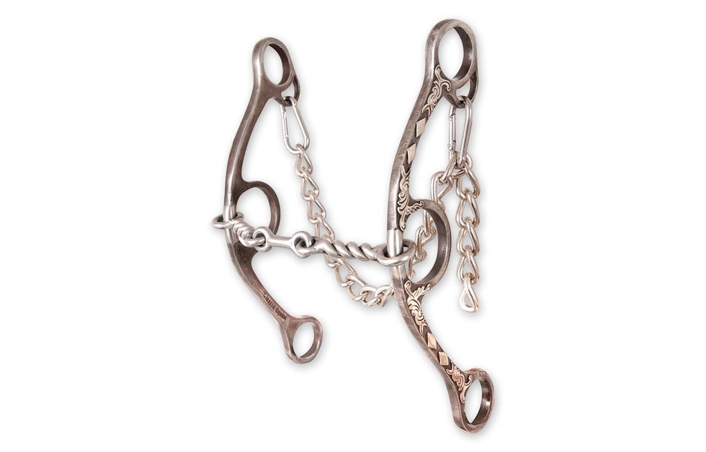 Barrel Series Twisted Wire Dogbone Gag Bit