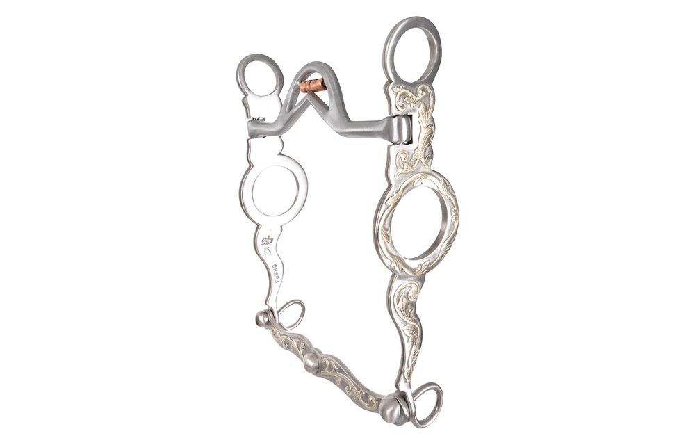 Crossover Port with Copper Rollers LV Cowhorse Bit