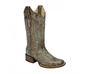 corral metallic cowboy boot