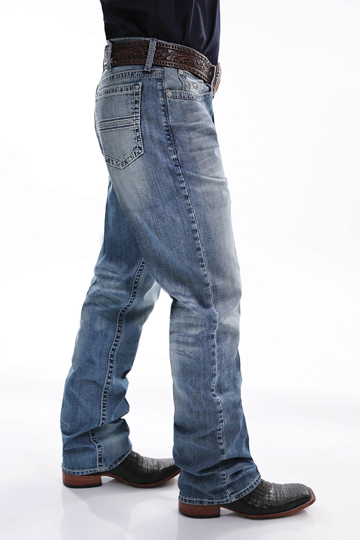men's relaxed fit white jeans