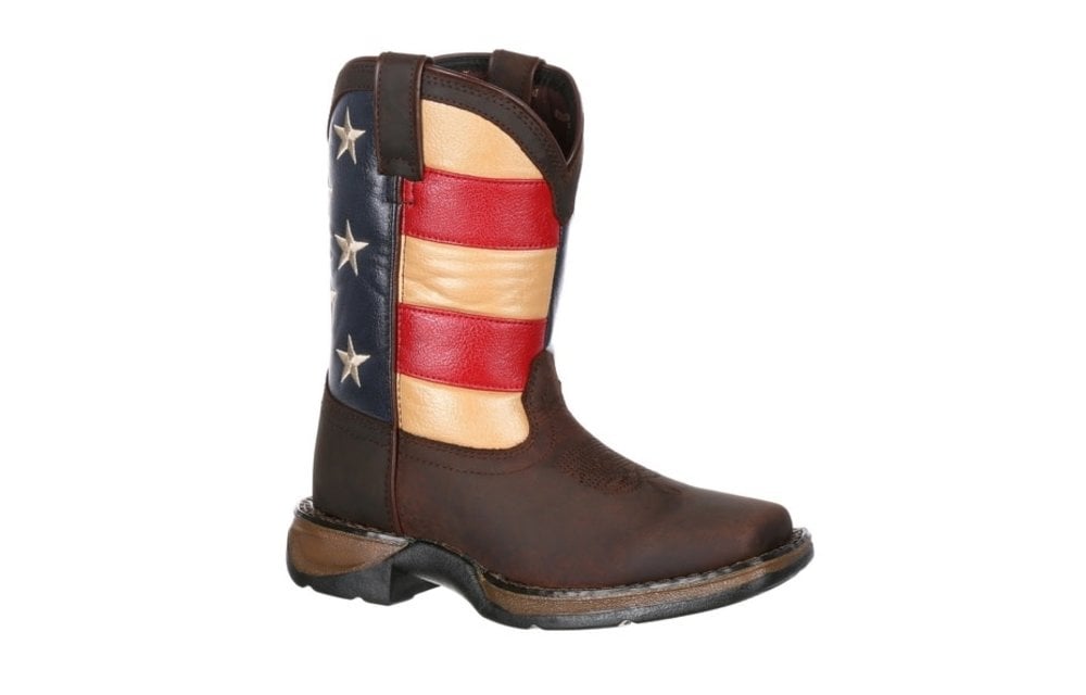 Confederate flag deals square toe boots