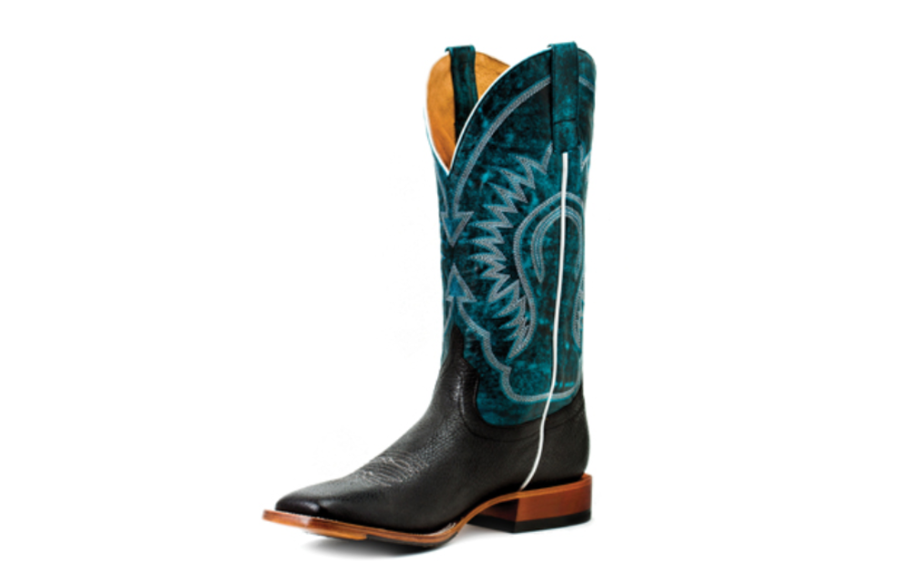 Men's Black Bull Hide Boot