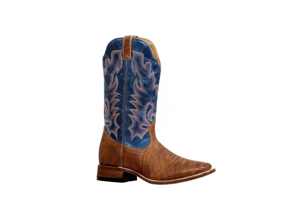 tan square toe boots