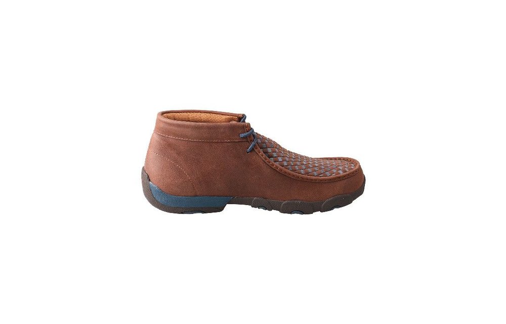 Twisted X Men's Blue Woven Driving Moccasin