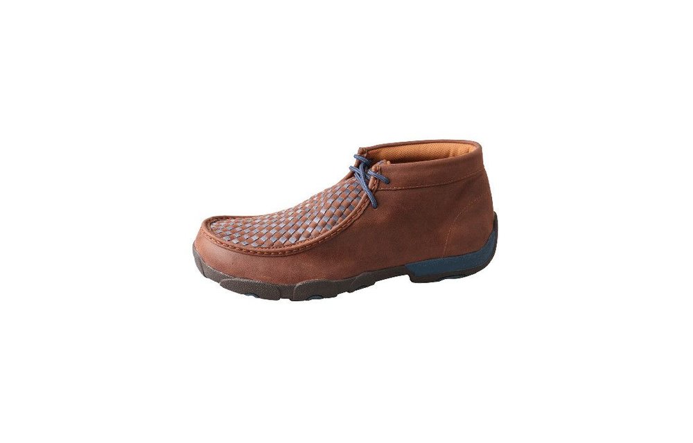 Twisted X Men's Blue Woven Driving Moccasin