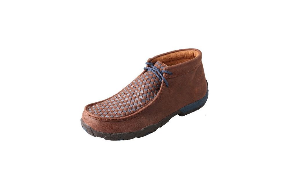 Twisted X Men's Blue Woven Driving Moccasin