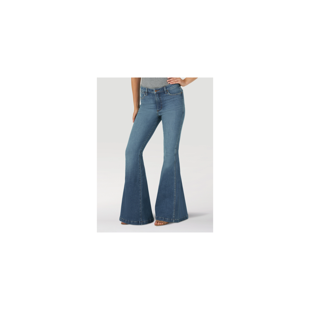 wrangler retro women's gabriella trumpet flare jeans