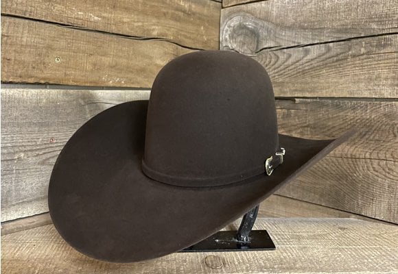 American Hats 20 Star Premium Shantung Open Crown Two Cord Black Band 4-1/4in. Cowboy Hat Natural, 71/2 - 7104S2CBK42