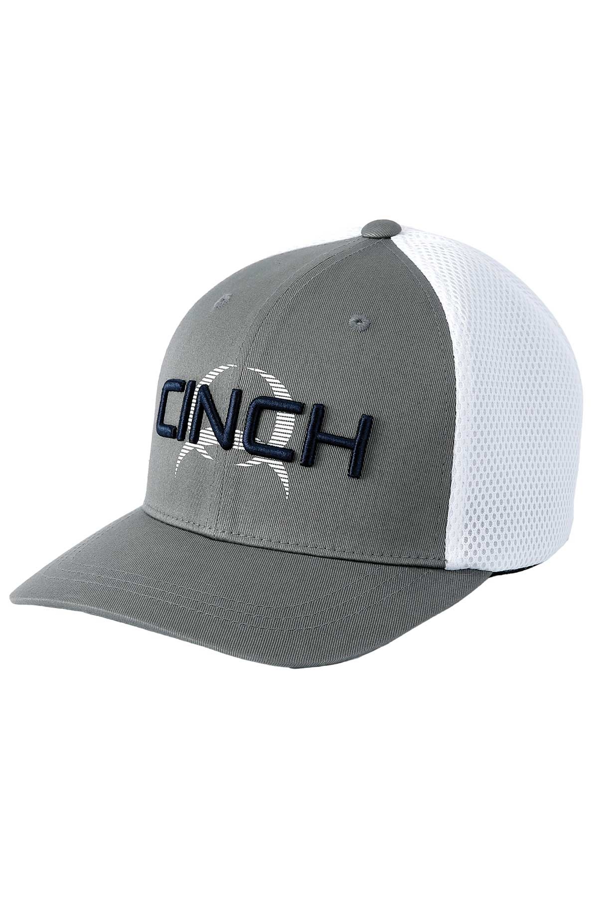 CINCH GRAY FLEXFIT CAP MCC0653311 - Wear Western Corral
