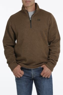 brown 1 4 zip pullover