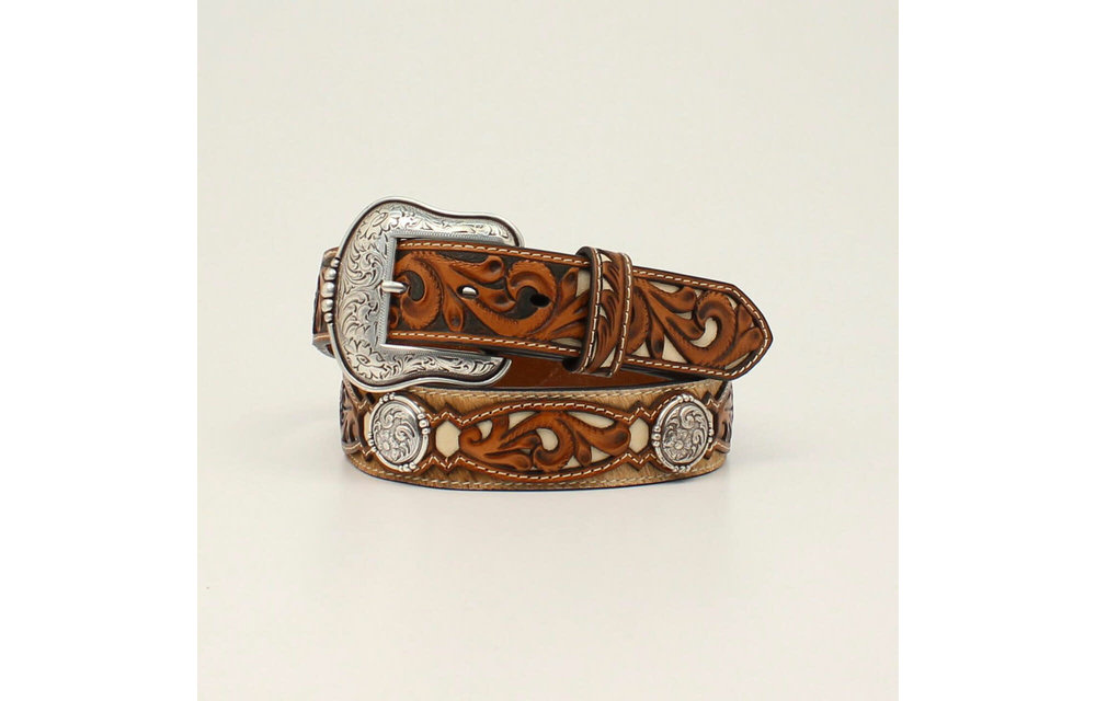 Ariat Ariat Men's Concho Calf Hair Belt