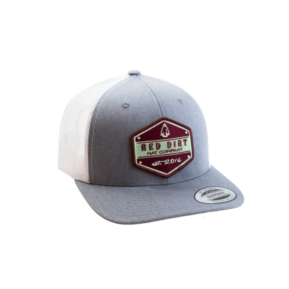 Red Dirt Hat Co Arrow Head Htr Gry/Wht 