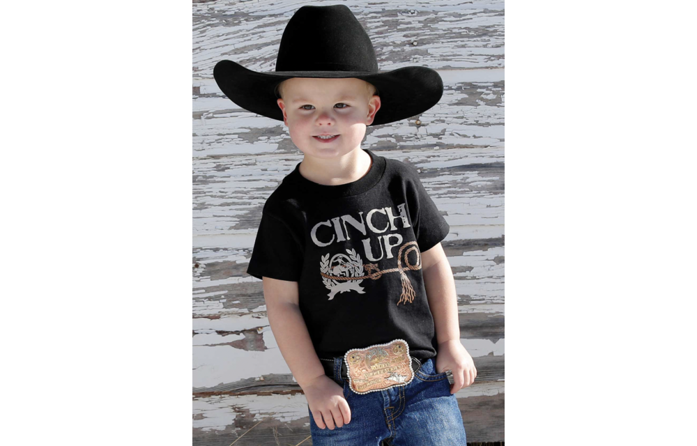 Cinch Boy Tee Black