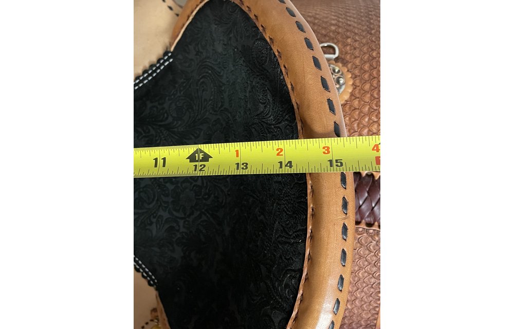 Alamo Elite 14.5" Royal Barrel Saddle