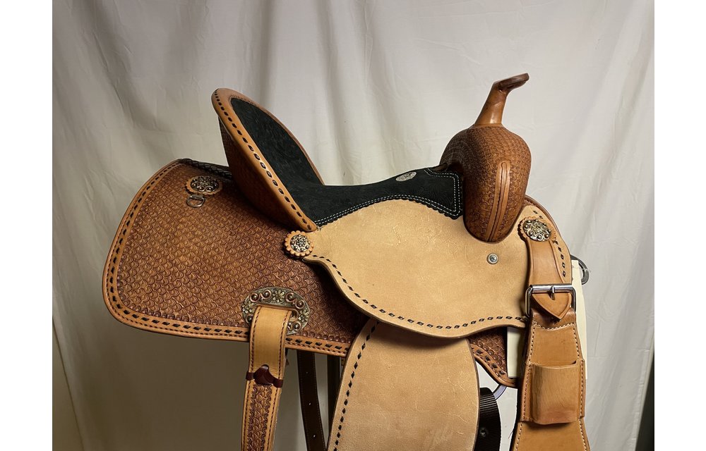 Alamo Elite 14.5" Royal Barrel Saddle