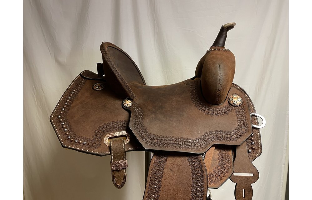 Circle Y 14.5" MJ Ultimate Cash Outlaw Barrel Saddle