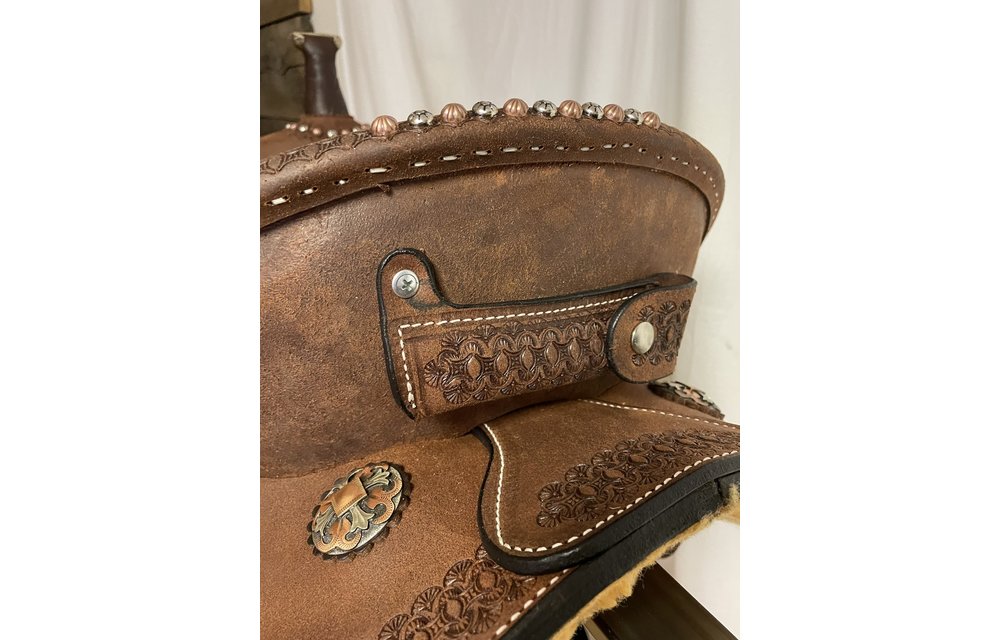 Circle Y 14.5" MJ Ultimate Cash Outlaw Barrel Saddle