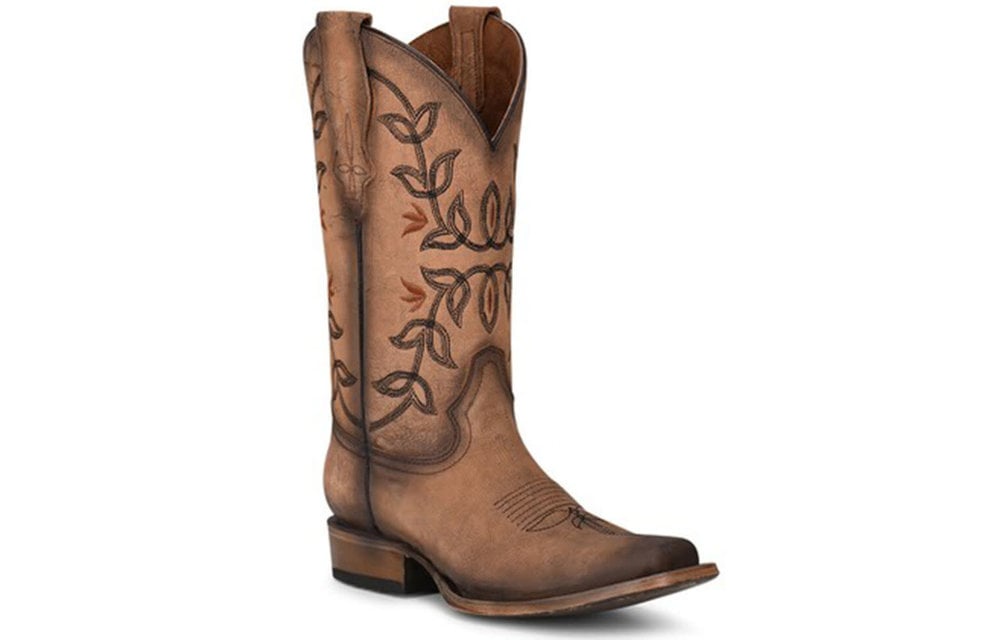 distressed brown boots ladies