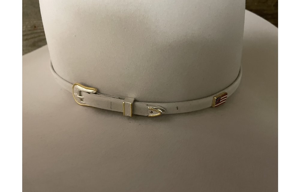 American Hat Co. 10X Silver Sand 4 1/4" Brim Felt