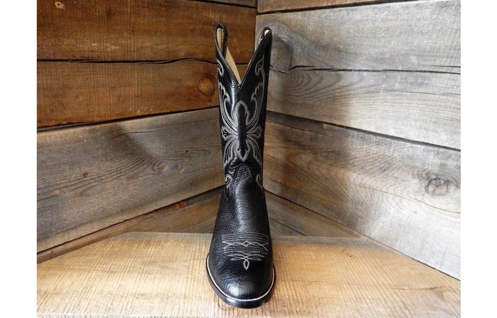 Men's Black Shoulder Western Boot