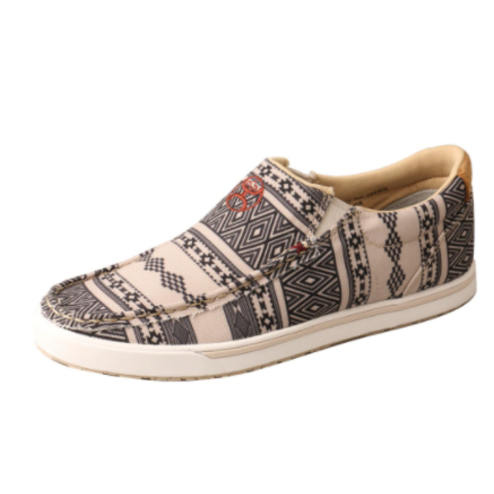 TWISTED X HOOEY SLIP ON LOPER TAUPE & BLACK WHYC022 Corral Western Wear