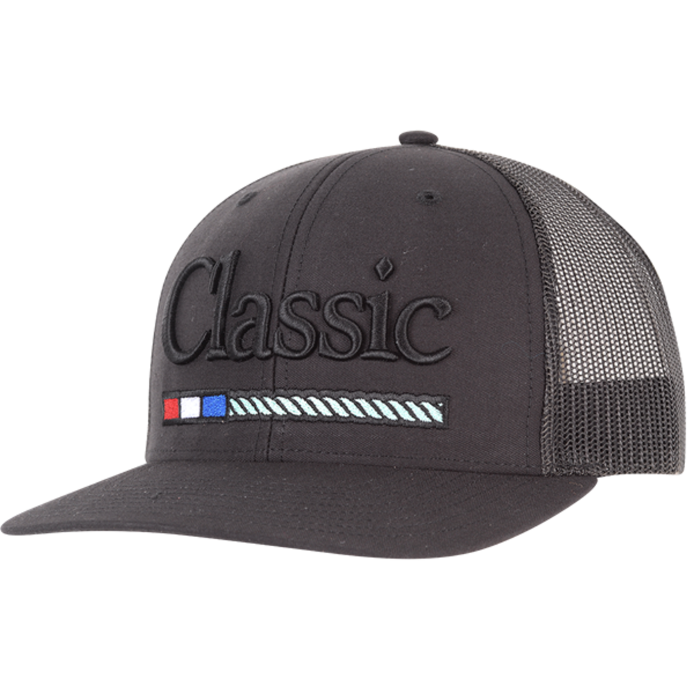 Classic Ropes Blk Cap CAPCR9 Corral Western Wear