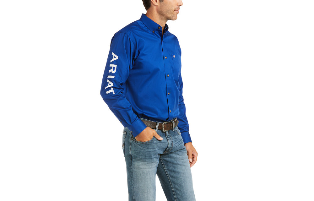 Blue hot sale ariat shirt