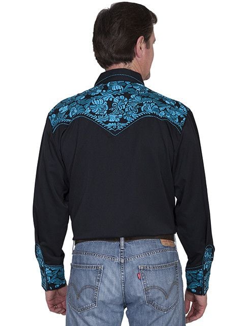 Scully Men's Scully Snap Front Shirt P-634 - Corral Western Wear