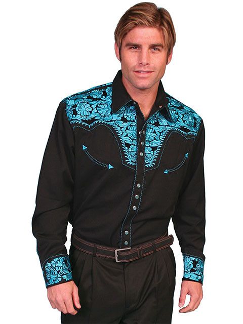 Scully Men's Scully Snap Front Shirt P-634 - Corral Western Wear