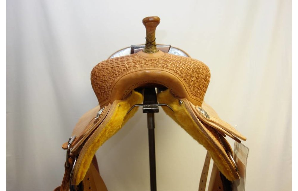 Circle Y Silver Snake Dreamer Barrel Saddle
