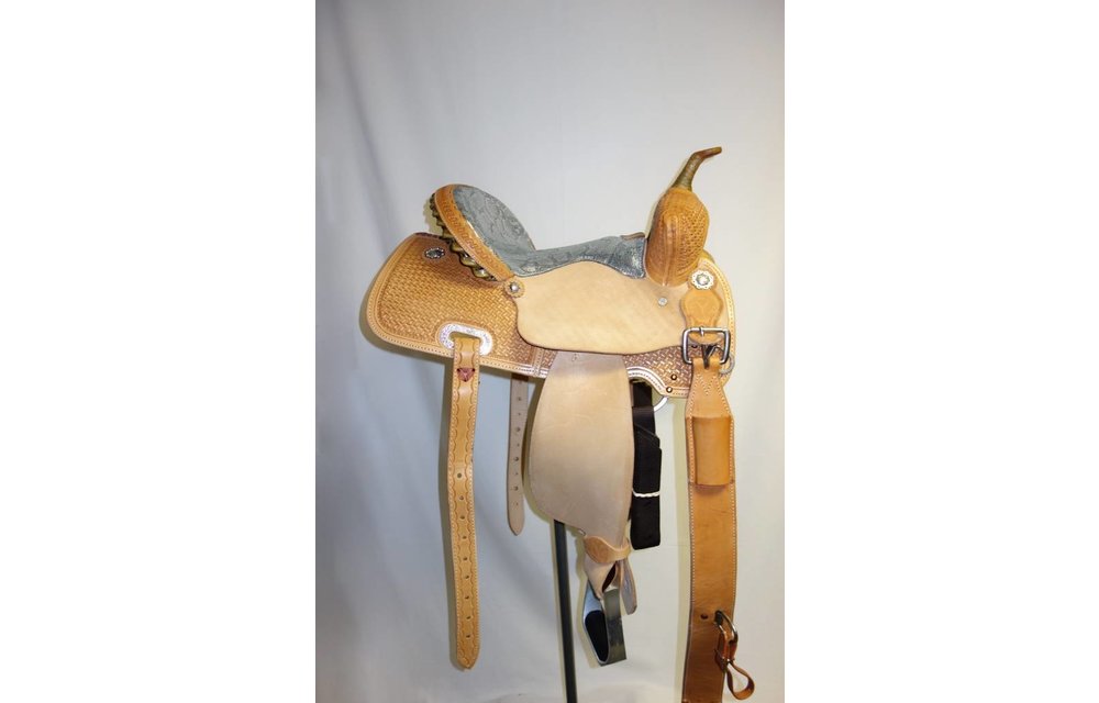 Circle Y Silver Snake Dreamer Barrel Saddle