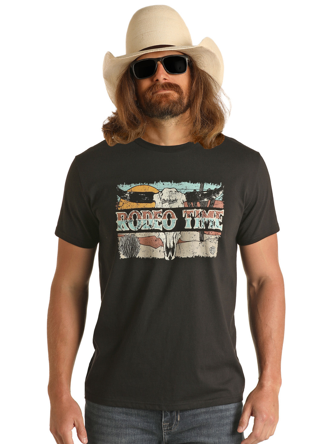 DALE BRISBY BLK GRAPHIC TEE RRMT21RZMA 