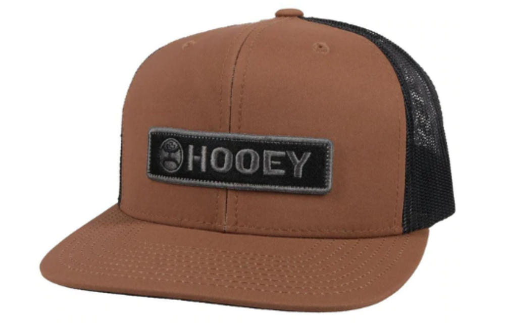 Hooey Lockup Brwn/Blk Youth Cap 2113T 