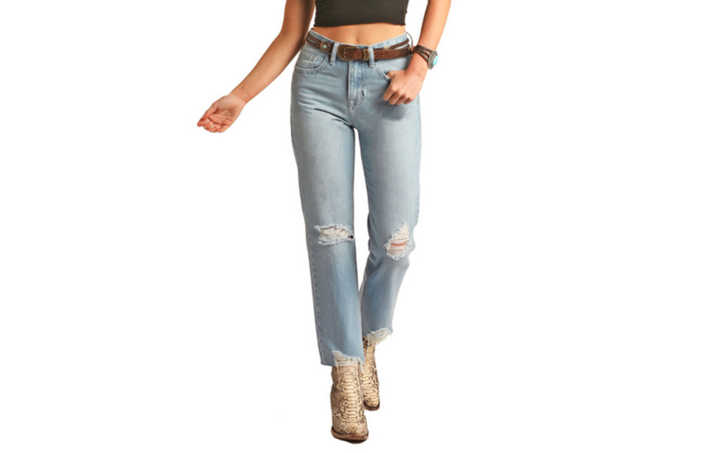 Eve Denim Cropped Jeans – SPELL - USA
