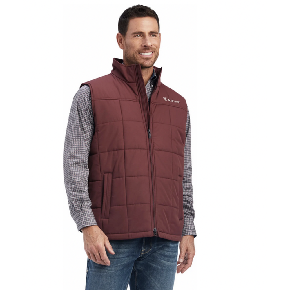 Ariat crius vest sales coffee bean