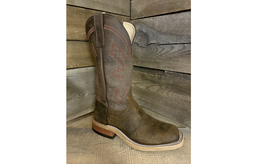 Anderson Bean Choc Wild Boar Boot 333912 Corral Western Wear