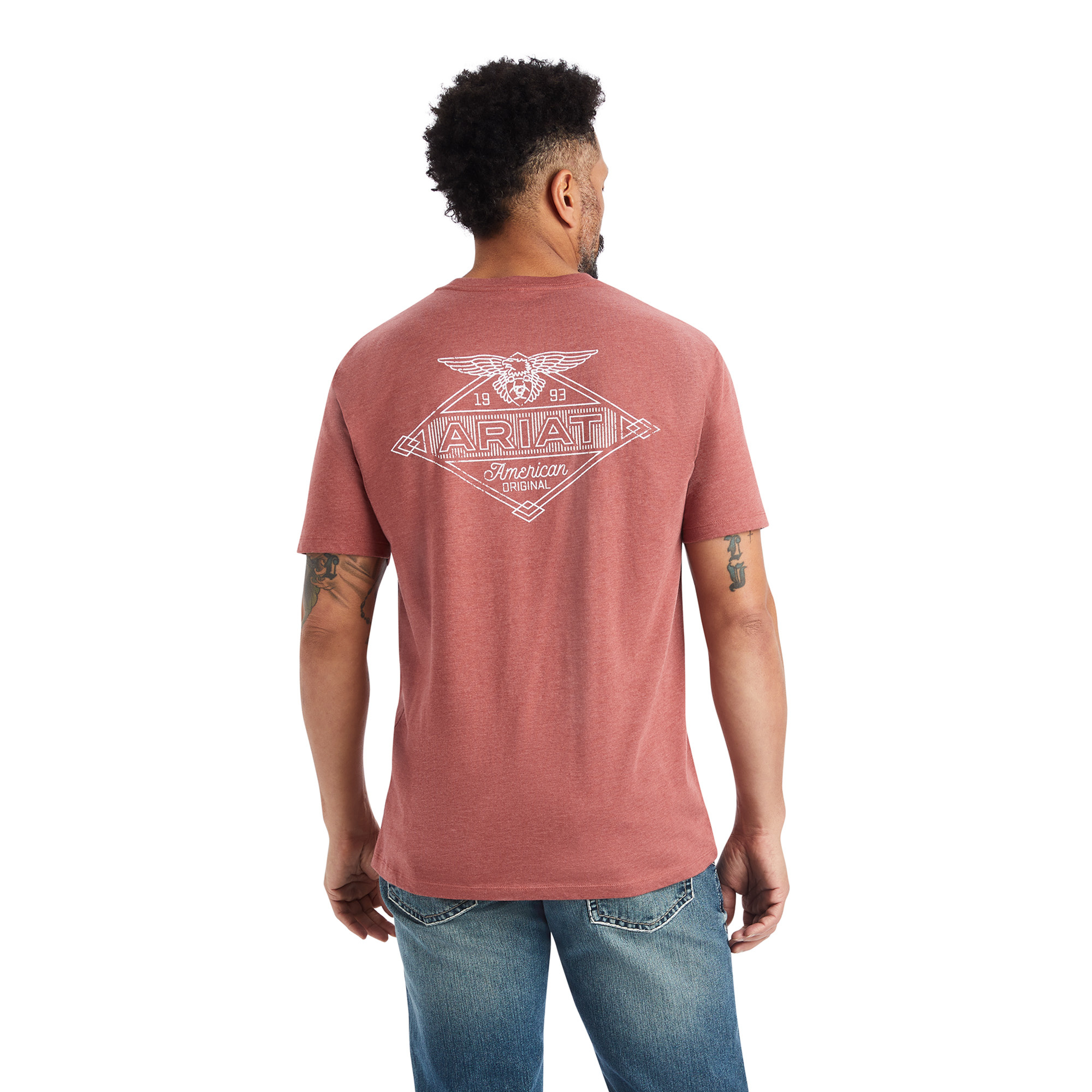 Ariat Farmland T-Shirt - Men's T-Shirts in Charcoal Heather