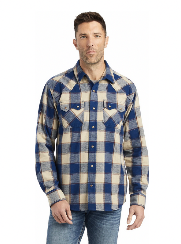 Ariat Men's Howie Retro Snap Plaid LS Shirt 10042363 - Corral