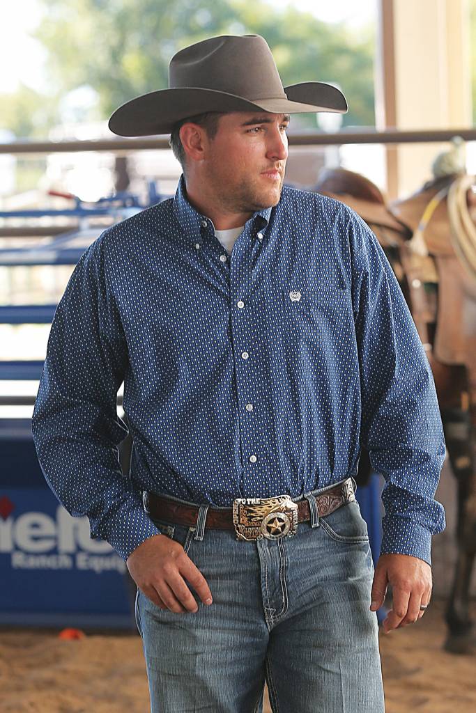 navy blue cinch shirt