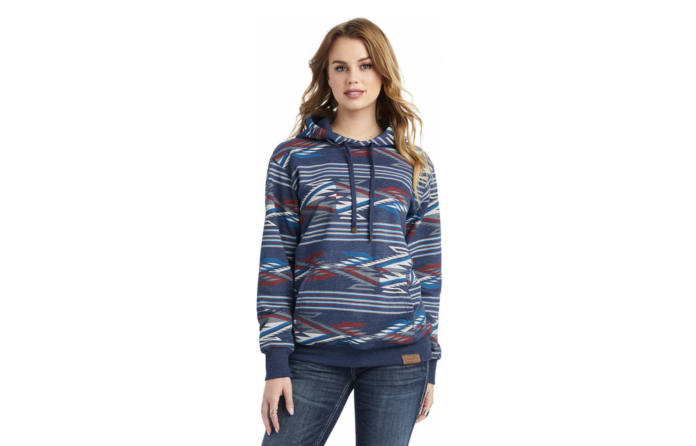 Ariat Ladies Chimayo Print Hoodie Shirt 10042137 - Corral Western Wear