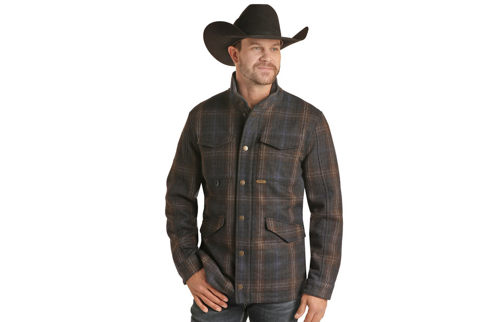 POWDER RIVER WOOL PLAID PRMO92RZZF 