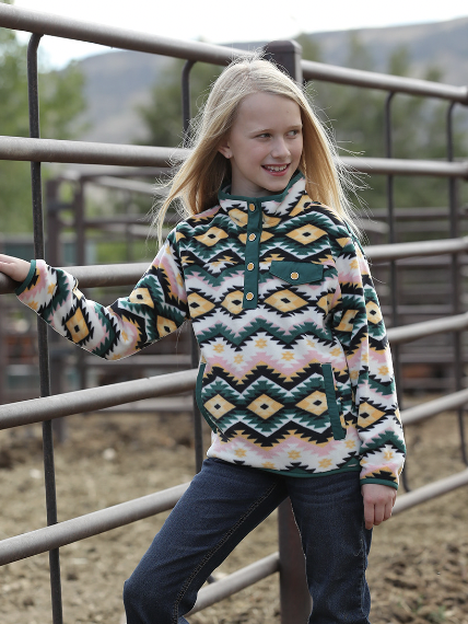 Aztec fleece pullover hotsell