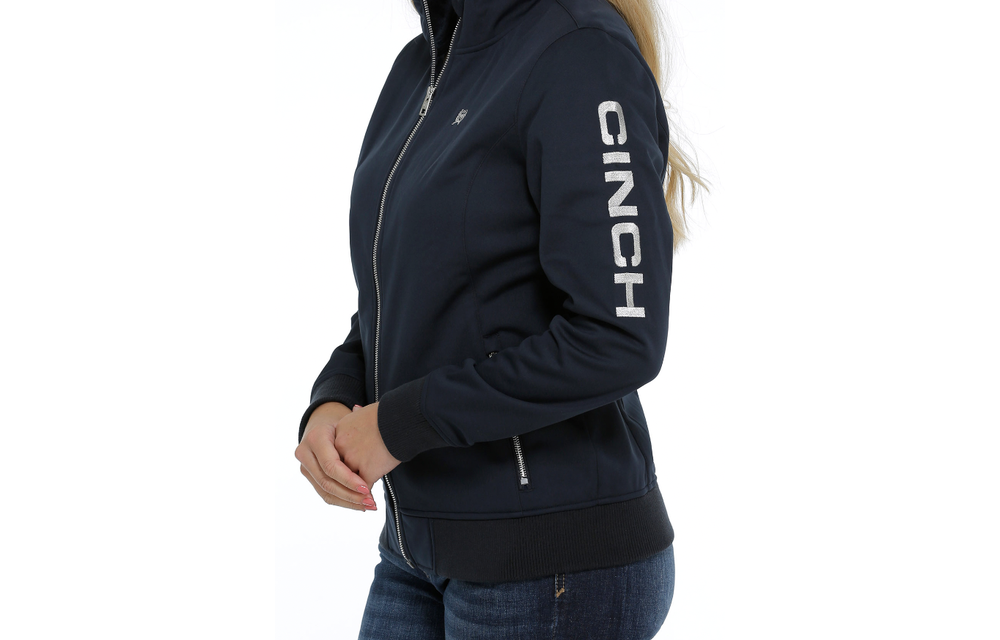 Ladies navy bomber clearance jacket
