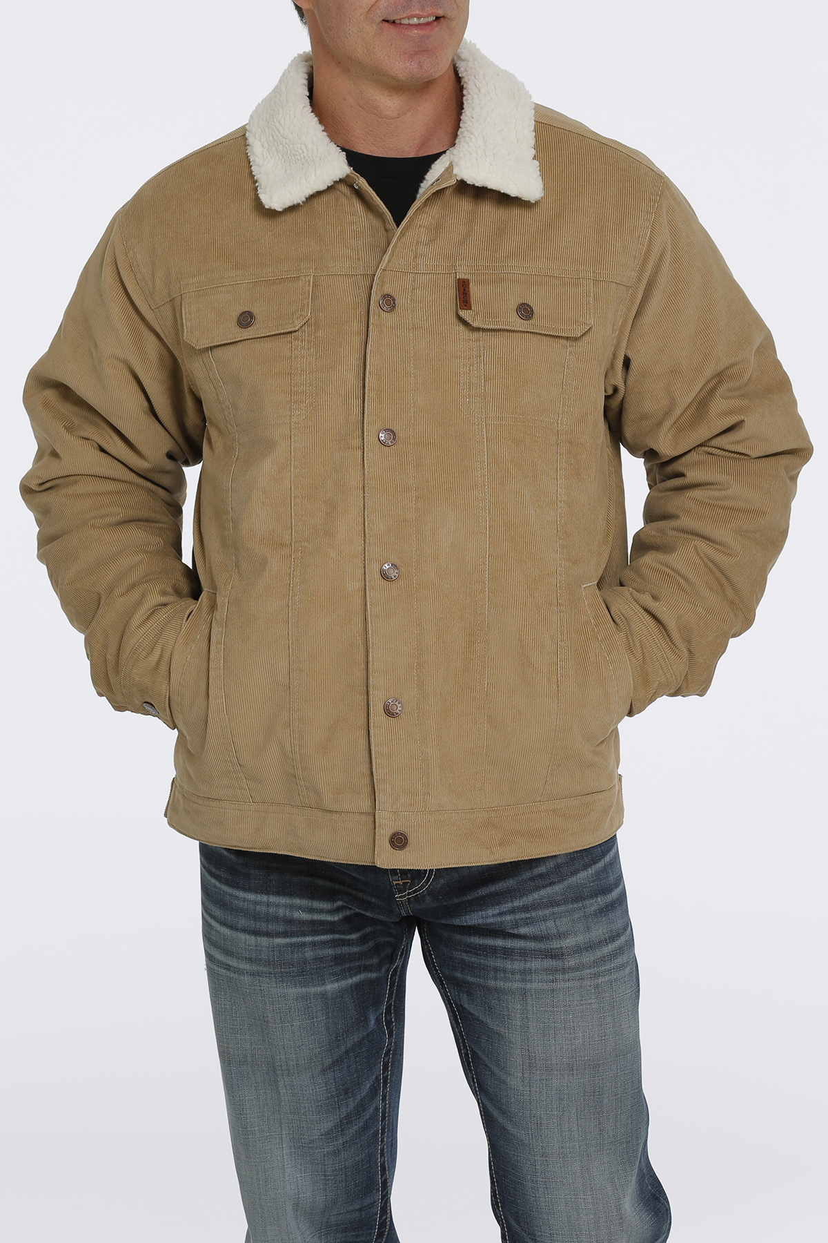CINCH KHAKI CC TRUCKER JACKET MWJ1074005 Corral Western Wear