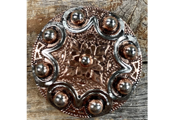 Concho Bridle Loop, 1.50 Western Bridle Rosettes Conchos for Belts, Conchos  for Leather, Conchos Guitar Strap, Horse Christmas Gifts 