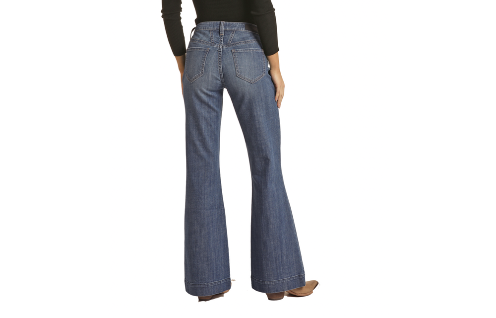 High Waisted Front Seam Flare Pants – The 308 Boutique